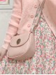 Castle Messenger Series Retro Simple Versatile PU Kawaii Fashion Magnetic Buckle Handbag Crossbody Saddle Bag