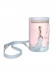 Sweetheart Bunny Cream Pink Blue Cute Cartoon Versatile PU Kawaii Fashion Crossbody One Shoulder Cylinder Bag