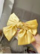 Versatile Elegant Gentle Atmosphere Pearlescent Satin Classic Lolita Bowknot Hair Clip