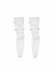 Elegant Beautiful Thin Light Translucent Mesh Yarn Small Bowknots Fairies Pile Socks