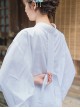 Summer Yukata Kimono White Inner Layer Japanese Style Kimono Women Kawaii Fashion S size Formal Bottoming Shirt