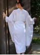 Autumn Winter M Size White Inner Layer Japanese Style Women Yukata Kimono Kawaii Fashion Classic Formal Bottoming Shirt