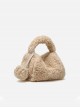 Autumn Winter Cylinder Package Shape Lively High Saturation Fur Ball Pendant Furry Kawaii Fashion Handbag Crossbody Bag