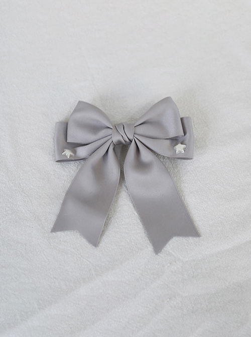 Pearl Star Buckle Exquisite Dialy Versatile Large Double Layer Bowknot Tie Accessory Uniform Brooch