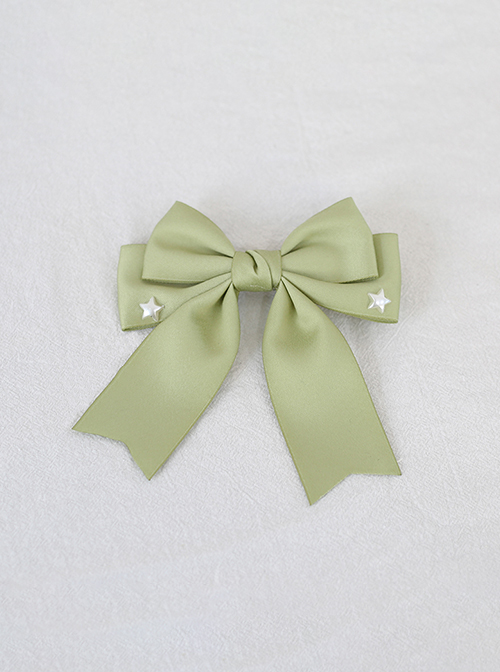 Pearl Star Buckle Exquisite Dialy Versatile Large Double Layer Bowknot Tie Accessory Uniform Brooch