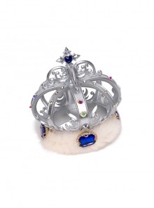 Plush Bottom Base Classic Lolita Exquisite Jewelry Accessories Gemstone Alloy Pumpkin Crown