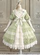 Sunflower Lapel Youthful Sunny Pastoral Style Fresh Cute Bowknot Lace Ruffles Classic Lolita Short Sleeves Dress