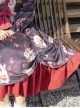 Sheep Berry Rabbit Series Velvet Satin Gray Purple Wine Red Cute Lamb Loose Fairytale Classic Lolita Long Sleeves Dress OP