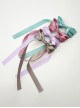 Versatile Elegant Gentle Ribbon Bowknot Forest Fairy Like Half Tied Hair Hairpin