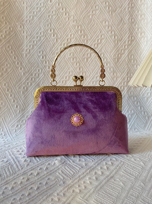 Gentle Elegant Chinese Style Cheongsam Hanfu Classic Lolita Tea Party Bags Crossbody Tote Bag