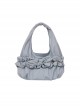 Small Flower Basket Series Versatile Large Capacity Sweet Cute Bowknot Soft Fabric Armpit Hand Held Lolita Bag