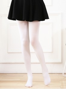 Sweet Sexy Spring Summer White Velvet Pantyhose Plus Size Lolita Stockings