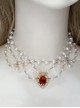 French Elegance Wedding Jewelry Gorgeous Classic Lolita Layers Pearl Necklace