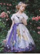 Charles Perrault's Fairy Tales Cherry Prince Series Elegant Watteau Design Beautiful Print Classic Lolita Dress OP