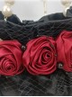 Classical Elegant Rose Pearl Chain Sweet Retro Handheld Crossbody Lolita Bag