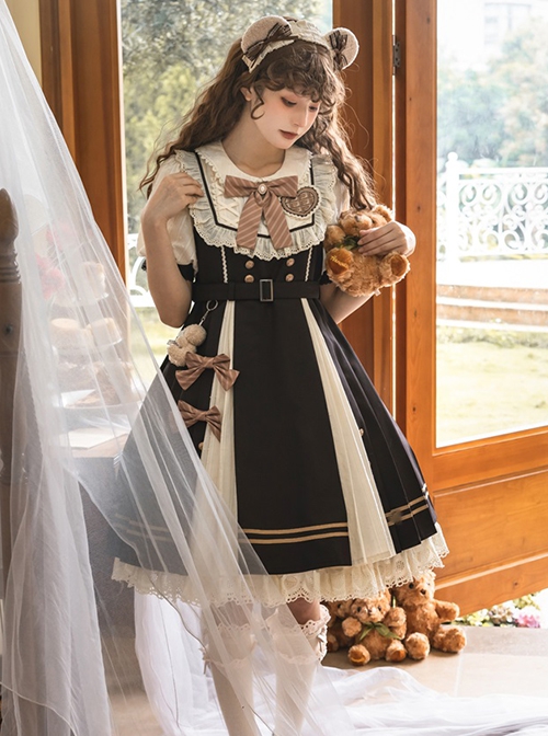 Chocolate Workshop Series Summer Elegant Daily Short Sleeves Sweet Lolita Dress Op