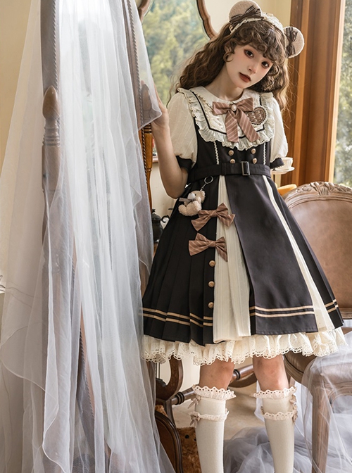 Chocolate Workshop Series Summer Elegant Daily Short Sleeves Sweet Lolita Dress Op