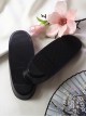 Japanese Style Formal Kimono Cosplay Traditional Classic Embroidered Fabric Strap Flip Flops Female Shoes