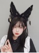 Simulated Animal Wolf Ears Handmade Anubis Jackal Headband Egyptian Exotic Lolita Headband