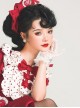 Heartbeat Series Love Lace Bowknot Embroidery Retro Elegant Lolita Gloves