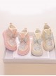 Princess Style Sparkling Diamond Bowknot Girl Kid Sweet Lolita Plus Thin Velvet Soft Bottom Snow Boots