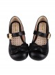 Hugging Bear Series Soft Adorable Bear Metal Buckle Bowknot Sweet Lolita Round Toe Low Heel Shoes