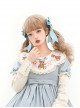 Pillow Bear Series Cartoon Bear Pattern Sweet Lolita Cute Round Bowknot Side Clip