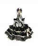 Ice Snow Galaxy Palace Princess Baby Cute Puffy Birthday Party Bowknot Lace Sweet Lolita Dress JSK