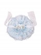 Ice Snow Galaxy Palace Princess Baby Cute Puffy Birthday Party Bowknot Lace Sweet Lolita Dress JSK