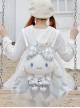 The Big Ears Dog Series Blue White Jade Cinnamon Dog Peripherals Sanrio Sweet Lolita Doll Backpack Bag