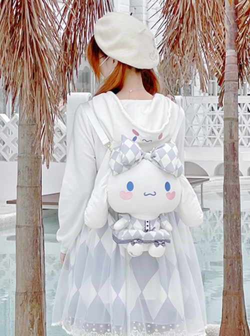 The Big Ears Dog Series Blue White Jade Cinnamon Dog Peripherals Sanrio Sweet Lolita Doll Backpack Bag