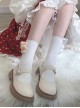 Round Dance Cookie Series Daily Cute Genuine Leather Shallow Sweet Lolita Mary Jane Round Toe Flat Uniform Shoes