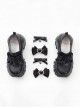 Japanese Harajuku Style Sweet Spicy Cool Black Dad Shoes Punk Gothic Uniform Platform Shoes