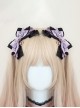 Harajuku Style Sweet Cool Landmine Girl Love Diamond Pendant Sweet Lolita Bowknot Hair Clip