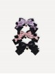 Harajuku Style Sweet Cool Landmine Girl Love Diamond Pendant Sweet Lolita Bowknot Hair Clip