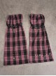 Harajuku Style Subculture Landmine Girl Cross Belt Handmade Big Plaid Sweet Lolita Long Tube Leg Covers