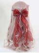French Elegant Romantic Fairy Style Soft Mesh Yarn Bowknot Versatile Classic Lolita Fish Mouth Clip Hairpin