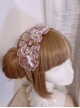 Brilliant Star Road Series Gorgeous Gemstone  Pearl Lace Ruffle Princess Style Classic Lolita Headband KC