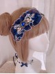 Brilliant Star Road Series Gorgeous Gemstone  Pearl Lace Ruffle Princess Style Classic Lolita Headband KC