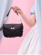 Confession Letter Cute Series Sweet Bowknot Ruffles Sweet Lolita small version Lady Crossbody Handbag