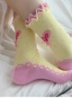 Spring Summer Thin Lace Bowknot Polka Dot Cordiform Comfortable Breathable Versatile Cotton Sweet Lolita Socks