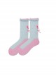 Spring Summer Thin Lace Bowknot Polka Dot Cordiform Comfortable Breathable Versatile Cotton Sweet Lolita Socks