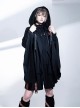 Inscriptionless Blade Series Functional Wasteland Style Black Ouji Fashion Handsome Long Sleeves Shirt Hooded Coat Cardigan Suit