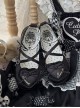 Deep Sleep Dream Series Cute Versatile Love Bowknot Satin Platform Round-Toe Sweet Lolita Shoes