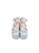 Deep Sleep Dream Series Cute Versatile Love Bowknot Satin Platform Round-Toe Sweet Lolita Shoes