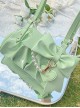 Runaway Moon Series Sweet Bowknot Pearl Elegant Hot Girl Style Commuting Handheld Armpit Lolita Bag