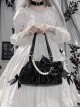 Runaway Moon Series Sweet Bowknot Pearl Elegant Hot Girl Style Commuting Handheld Armpit Lolita Bag