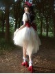 Fairy Tale Overture Series Snow White Princess Fishbone Girdle Large Tail Slim Fit Sweet Lolita Sleeveless Dress JSK