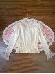 Bear Doll Wall Series Stand Collar V Shape Ruffles Lace Velvet Ribbon Bowknot Sweet Lolita Long Sleeves Shirt