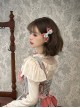 Bear Doll Wall Series Daily Versatile Pink Green Ribbon Bowknot Sweet Lolita Hairpin Side Clip